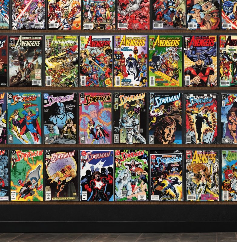 Huge Lot 150+ Comics with The Avengers, Starman, Avengers & More!