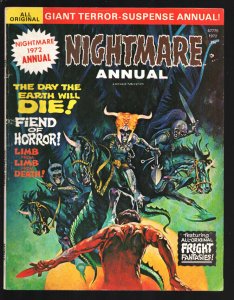 Nightmare Annual #1 1972 -First issue-Bruce Jones art-Spicy Horror stories-VG