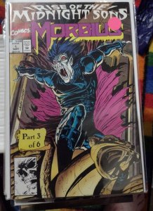 MORBIUS- THE LIVING VAMPIRE # 1 1994 MARVEL ghost rider midnight sons w/ poster