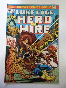 Hero for Hire #13 (1973) FN+ Condition