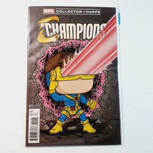 Champions #1 Collector Corps Exclusive Cyclops Variant (2016)