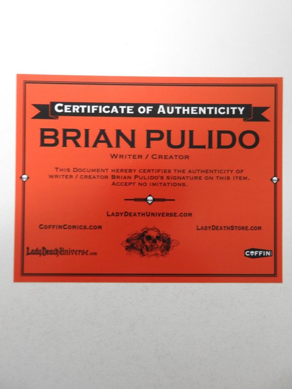 La Muerta: Retribution #1 Jewel Edition (2018) NM Condition! Signed W/ COA!