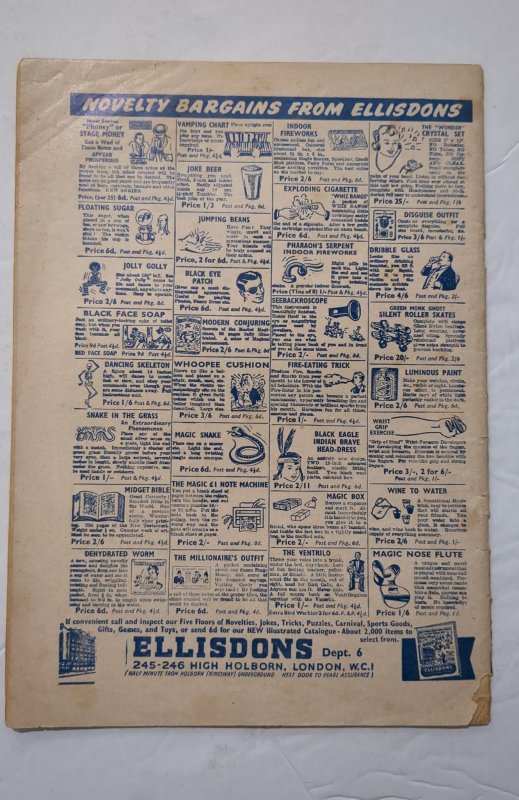 Daniel Boone Adventure Strips #13 UK Edition (1957) VG 4.0