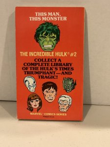 Incredible Hulk #2 Pocket Book Paperback 1978