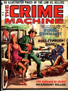 Crime Machine 5/1971-Girl fight-issue 2-Bloody violent cover SKYWALD