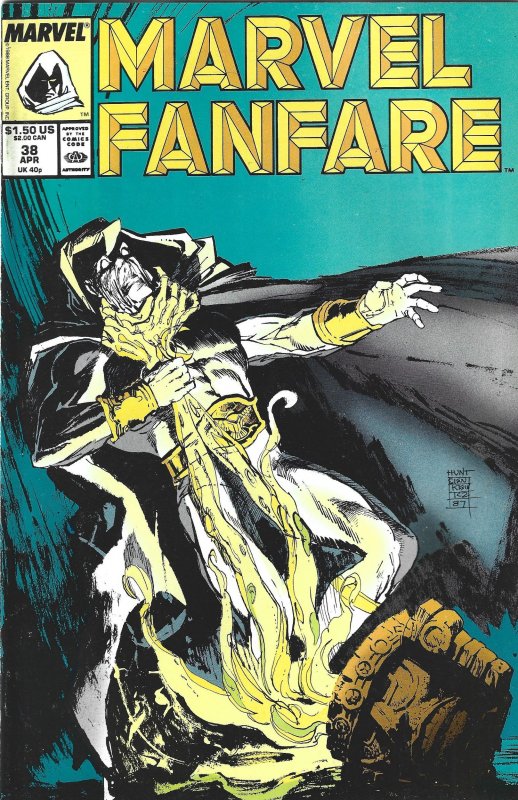 Marvel Fanfare #36 through 39 (1988)
