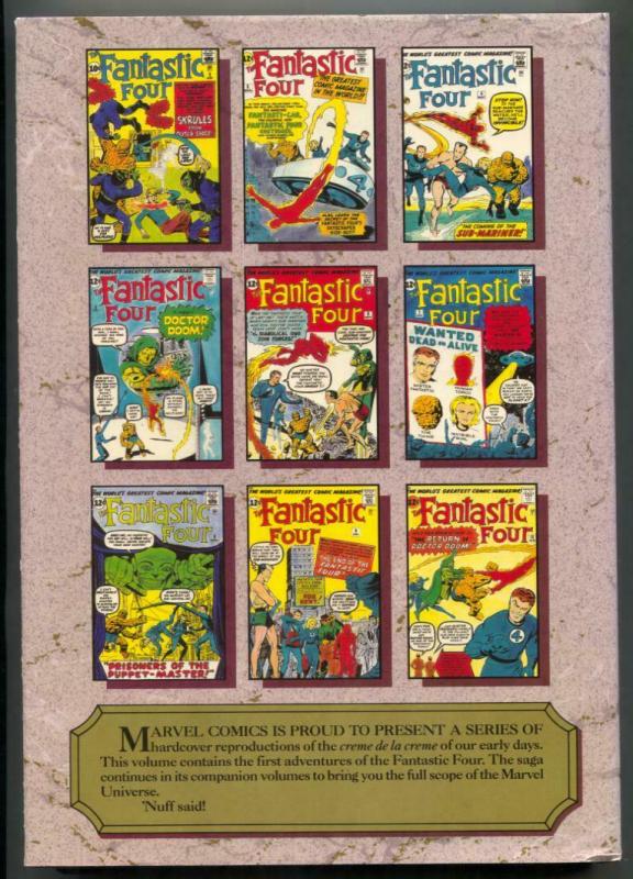 Marvel Masterworks The Fantastic Four #1-10 hardcover