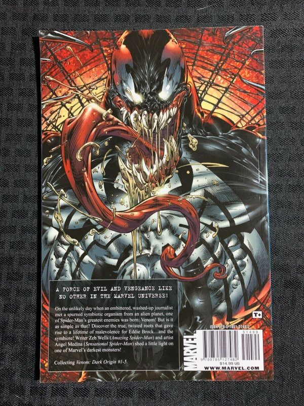 2009 VENOM Dark Origin by Wells & Medina SC TPB VF 8.0 1st Marvel
