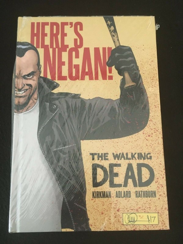 THE WALKING DEAD: HERE'S NEGAN! Sealed Image Hardcover