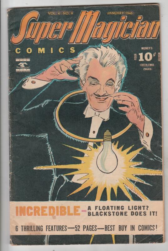 Super Magician #9 (Jan-46) VG/FN Mid-Grade Blackstone The Magician