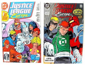 *Justice League Europe #1-3, 9-12 & Justice Leagues mini-series #1-6. 13 books. 