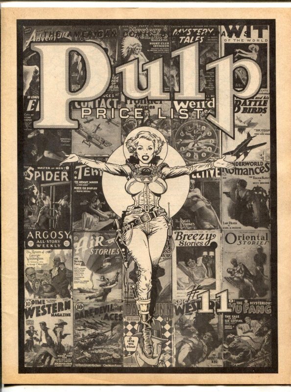 American Comic Book Co. Pulp Price List #11 1978