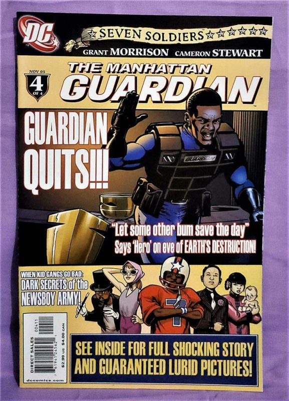 Grant Morrison Seven Soldiers THE MANHATTAN GUARDIAN #1 - 4 (DC, 2005)!