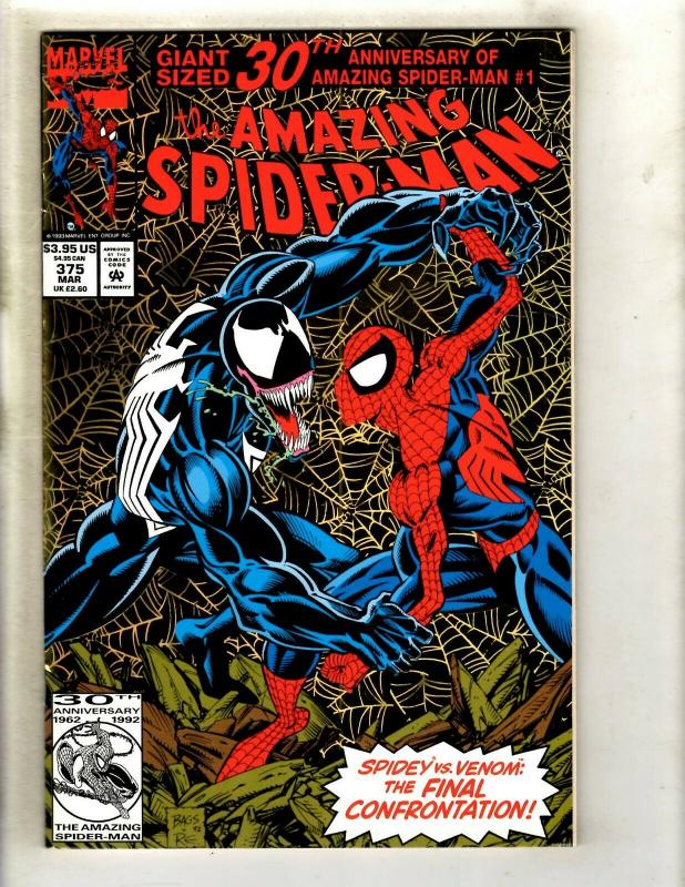 Amazing Spider-Man # 375 NM Marvel Comic Book Venom Carnage Rhino Goblin GK4