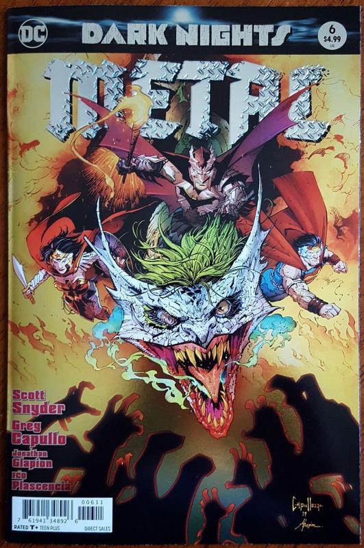 Dark Nights Metal #6 (May 2018, DC) 9.4 NM