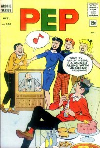 Pep #166 FAIR ; Archie | low grade comic October 1963 Jughead Food