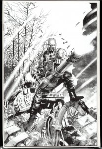 G.I. Joe Silent Missions (2025) #1 Jimbo Salgado ROADBLOCK Vir Lt 50 B&W
