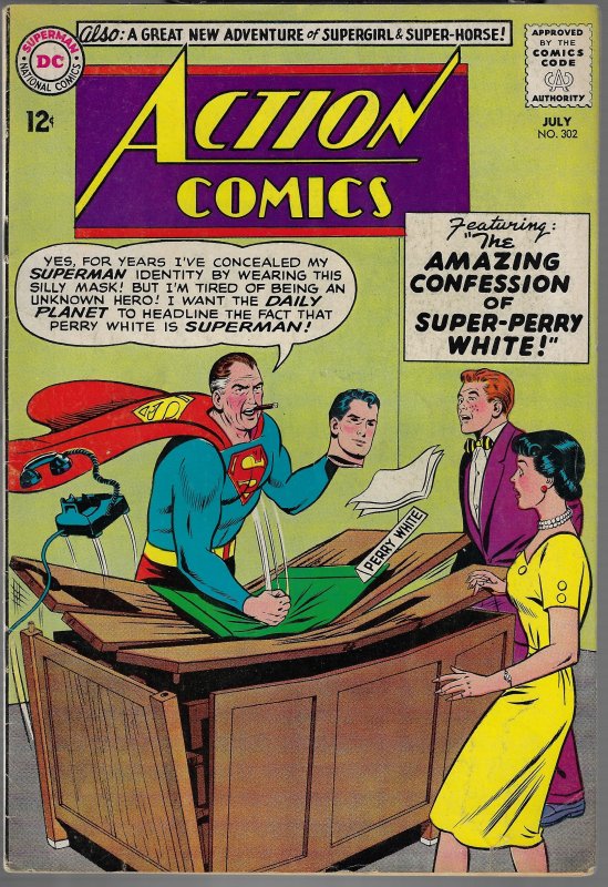 Action Comics #302 (DC, 1963) VG/FN