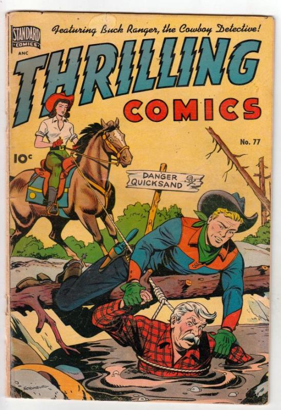 Thrilling Comics #77 (Jul-50) VG Affordable-Grade Buck Ranger