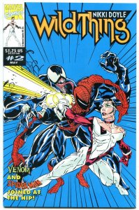 Wildthing #2 1993- Nikki Doyle- Venom & Spider-man cover NM- 