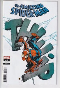 AMAZING SPIDER-MAN (2022 MARVEL) #43 VARIANT JUSTIN MASON THWIP VAR