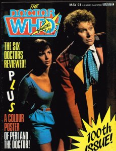 1985 Doctor Who #100 ~~ Marvel Magazine Dr. Who / Doctors Reviewed ~ WH
