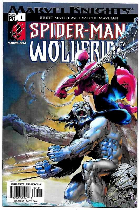 Spider-Man Wolverine #1 (Marvel, 2003) VF/NM