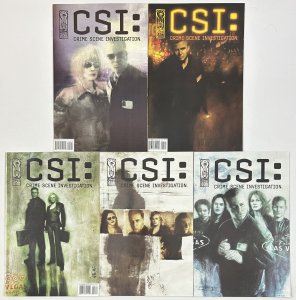 CSI: Crime Scene Investigation #1-5 VF/NM complete set Ashley Wood ; IDW (AB45)