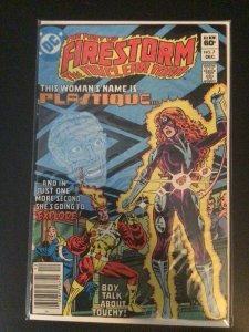 The Fury of Firestorm #7 (1982)1st Plastique