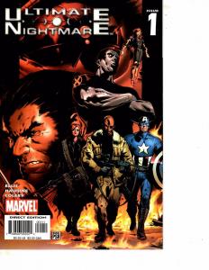 Lot Of 5 Ultimate Nightmare Marvel Comic Books #1 2 3 4 5  BH52