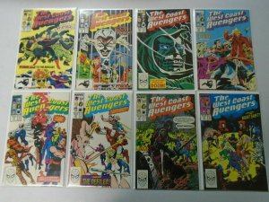 West Coast Avengers lot 49 different #1-50 missing #46 8.0 VF (1985-89)
