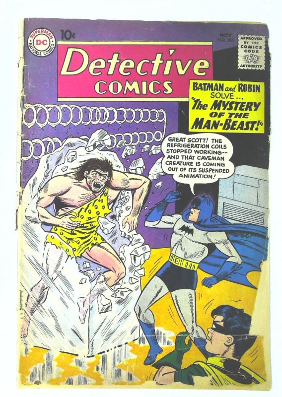 Detective Comics (1937 series) #285, Good- (Actual scan)