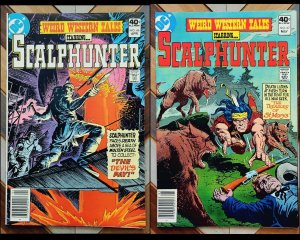 WEIRD WESTERN TALES #66-67 (DC 1980) Featuring SCALPHUNTER High Grade Set of 2