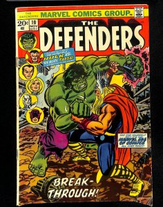 Defenders #10 Thor Vs Incredible Hulk!