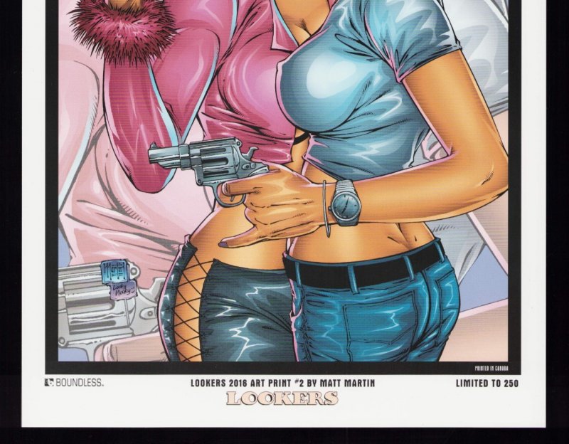 Lookers (2016) Limited Edition 11 x 17 Art Prints 4 Pc Set.