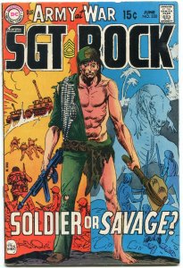 OUR ARMY AT WAR #220 1970-D.C. WAR SILVER-AGE-SGT. ROCK- VG