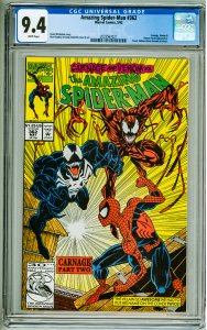 The Amazing Spider-Man #362 Direct Edition (1992) CGC 9.4! White Pages!