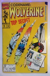 Wolverine #50 NM Codename Issue Marvel Comics Layered Cover (1991)