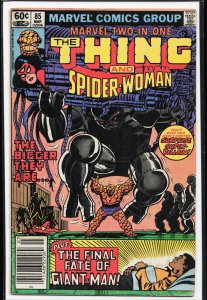 Marvel Two-in-One #85 (1982) The Thing