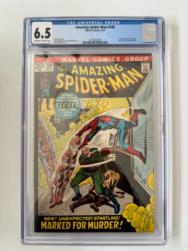 Amazing Spider-Man #108 CGC Graded 6.5 (1972)