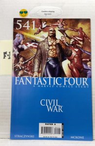 Fantastic Four #541 (2007)[F-1]VFN :key civil war