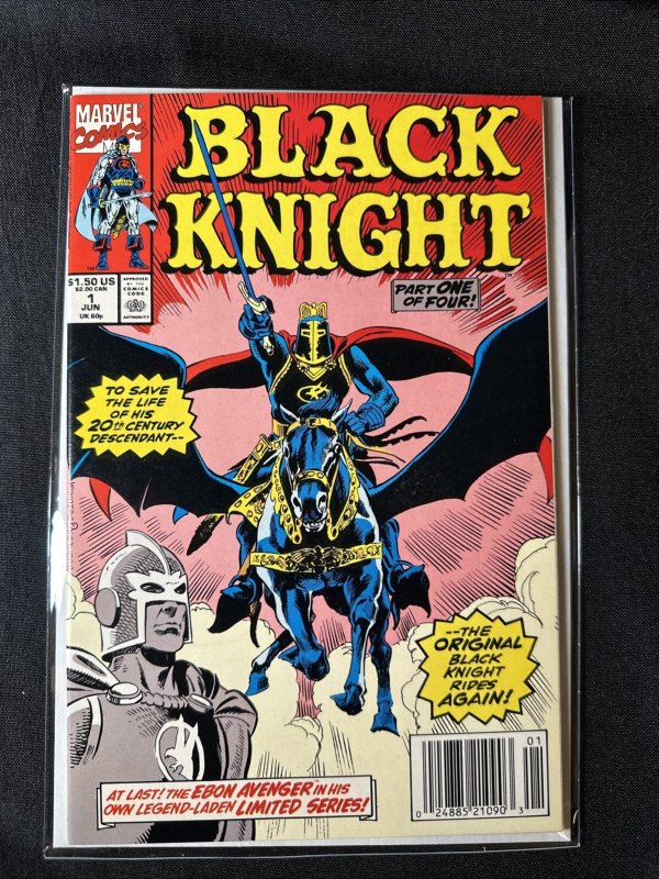 Black Knight #1 - 1990 - Limited Series Newsstand - First Issue Solo Title - NM