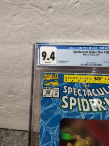 Spectacular Spider-Man 30th Anniversary #189 NEWSSTAND CGC Graded 9.4