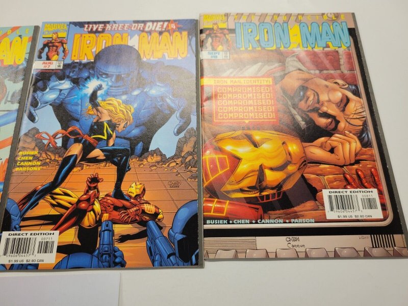 4 Marvel Comic Books Invincible Ironman #5 6 7 8 36 TJ2