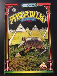 Armadillo Comics #2 - 2nd Print White Rip Off Press Logo FN/VF 7.0 (1971)