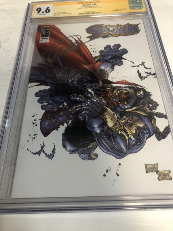 Spawn (1997) # 57 (CGC 9.6 SS) Signed Greg Capullo * Image Comics * Morrison