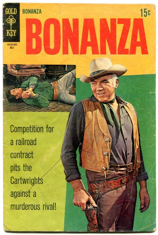 Bonanza Comics #32 1969- Gold Key TV Western VG-