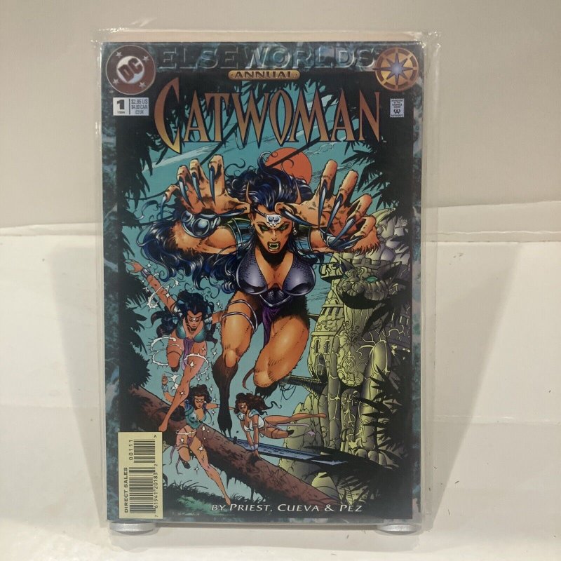 CATWOMAN ANNUAL 1   ELSEWORLDS Story Written by CHRISTOPHER PRIEST!