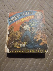 Lions And Tigers W/ Clyde Beatty A Universal Super Special Big Little Book #653