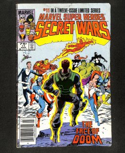 Marvel Super-Heroes Secret Wars #11 Newsstand Variant